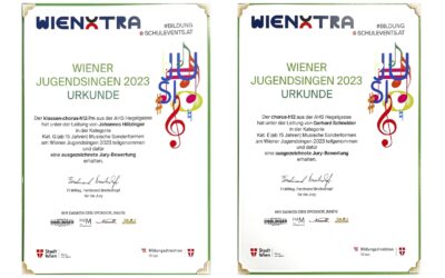 LJS Wien: „Ausgezeichnete Erfolge“ für chorus h12 & chorus h12-7c, April 2023